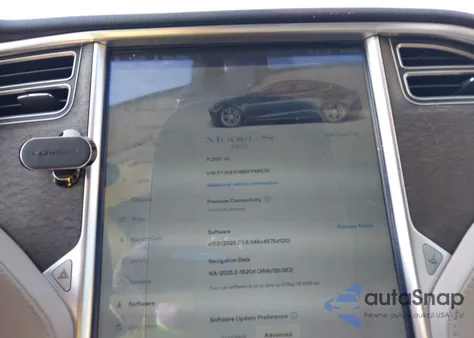 2014 Tesla Model S P85 из США, поврежденный, VIN 5YJSA1H18EFP48576